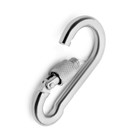 Карабин монтажный с фиксатором ТУНДРА krep, DIN5299D, 7×70 мм, оцинкованный, 1 шт. - Фото 5