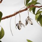 Серьги «Цветочек», цвет серебро 5260239