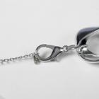 Колье «Цепь гранж» квадратное плетение, цвет глянцевое серебро, 50 см - Фото 3