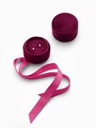 Футляр под серьги, кольцо «Сюрприз», корейский бархат, 5.8×5.3 см, бордовый - Фото 6