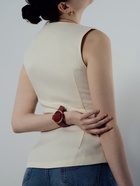 Браслет кожа «Помпеи» захват, цвет бордовый в золоте, 24 см - Фото 7