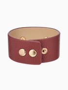 Браслет кожаный со стразами «Помпеи», L=21 см, бордовый в золоте  (артикул 5352626)  большой выбор товаров оптом и в розницу по низким ценам с доставкой