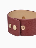 Браслет кожаный со стразами «Помпеи», L=21 см, бордовый в золоте  (артикул 5352626)  большой выбор товаров оптом и в розницу по низким ценам с доставкой