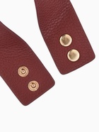 Браслет кожаный со стразами «Помпеи», L=21 см, бордовый в золоте  (артикул 5352626)  большой выбор товаров оптом и в розницу по низким ценам с доставкой