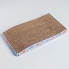 Когтеточка из картона с кошачьей мятой «Когтеточка-антистресс», волна, 45 х 24 см - фото 6377935