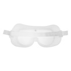 Очки защитные ТУНДРА, с поликарбонатными линзами, прозрачные, на резинке - фото 7542910