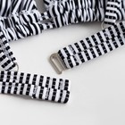 Купальник женский раздельный MINAKU "Stripe", размер 42, цвет черно-белый - Фото 10