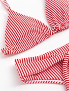 Купальник женский раздельный MINAKU "Stripe", размер 42, цвет красный - фото 6378566