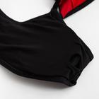 Купальник женский раздельный MINAKU "Carmen", размер 42, цвет красно-чёрный - фото 3857645