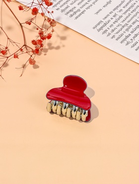 Крабик для волос «Шёлк», однотонный, 4?2.5 см, МИКС (комплект 6 шт)