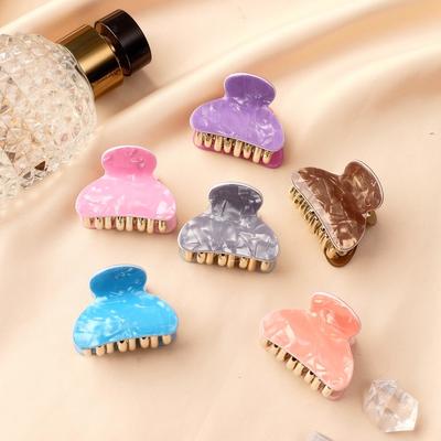 Крабик для волос «Шёлк», переливы, 4×2.5 см, МИКС