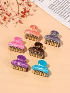 Крабик для волос «Шёлк», переливы, 4×2.5 см, МИКС 5321328