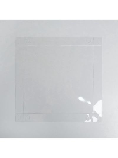 Коробка для печенья, кондитерская упаковка с пластиковой крышкой, «8 марта», 21×21×3 см