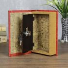 Шкатулка книга-сейф «Государственная служба», дерево, с замком, 21×13×5 см - Фото 3