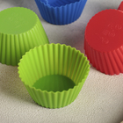 Набор силиконовых форм для выпечки Доляна «Риб. Круг», 7х4 см, 6 шт, цвет МИКС - Фото 2