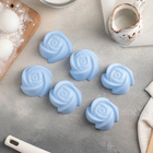 Набор силиконовых форм для выпечки Доляна «Розочки», 7×4 см, 6 шт, цвет МИКС - Фото 2