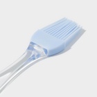 Кисть Доляна «Лёд», силикон, 17 см, голубая - Фото 4