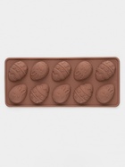 Форма для шоколада Доляна «Пасха», силикон, 23×10×1.5 см, 10 ячеек (4.2×3 см), коричневая - Фото 2