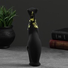 Фигура "Кошка Багира прямая" черный 6х6х21см - фото 809507709