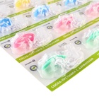 Соска - пустышка силиконовая ортодонтическая Крошка Я, от 0 мес., с держателем, цвет МИКС - Фото 17