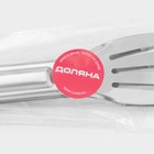 Щипцы кухонные Доляна «Яркость», 28.5×4.5 см, нержавеющая сталь, 201 марка стали, красные - Фото 6