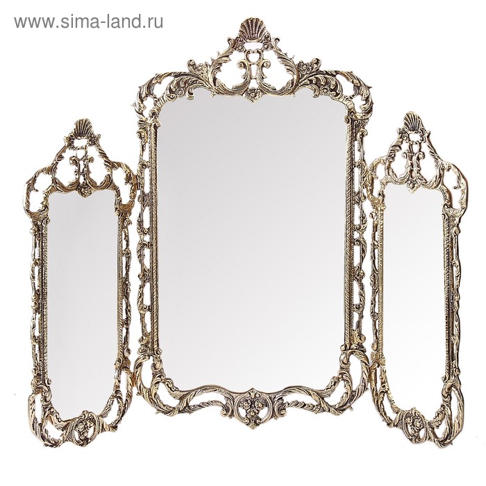 Зеркало настенное "Королевское" 3в 1,  5 × 83 × 104 см - Фото 1
