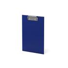 Планшет с зажимом А5, ламинированный картон, ErichKrause Standard, без подвеса, синий - фото 9164916