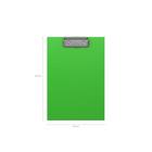 Планшет с зажимом А5, 2 мм, ErichKrause Neon, ламинированный картон, без подвеса, зеленый¶ - Фото 2