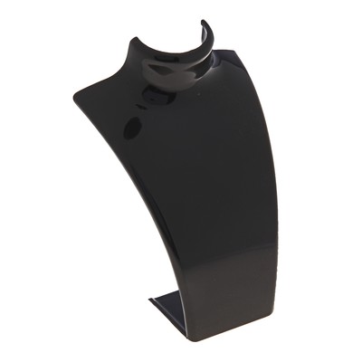 Бюст для украшений, 13.5×10×21 см, h=21 см, чёрный, глянцевый