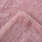 Покрывало мех "Этель" 1.5 сп Ажур пинк 150*200 см 100% акрил, мех, Китай - Фото 3