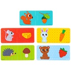 Пазлы мягкие для малышей Крошка Я «Кто что ест?», 5 пазлов, от 1 года - Фото 2