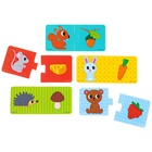 Пазлы мягкие для малышей Крошка Я «Кто что ест?», 5 пазлов, от 1 года - Фото 7