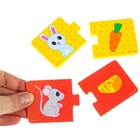 Пазлы мягкие для малышей Крошка Я «Кто что ест?», 5 пазлов, от 1 года - Фото 4