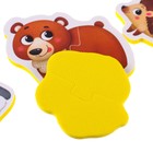 Пазлы мягкие для малышей Крошка Я «Лесные зверята», 5 пазлов, от 1 года - Фото 12