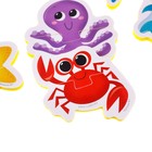 Пазлы мягкие для малышей Крошка Я «Морские животные», 5 пазлов, от 1 года - Фото 4