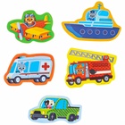 Пазлы мягкие для малышей Крошка Я «Транспорт», 5 пазлов, от 1 года - Фото 3