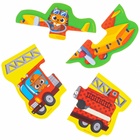 Пазлы мягкие для малышей Крошка Я «Транспорт», 5 пазлов, от 1 года - Фото 9