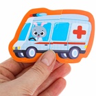 Пазлы мягкие для малышей Крошка Я «Транспорт», 5 пазлов, от 1 года - Фото 7