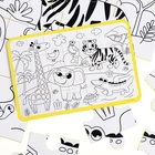 Пазлы мягкие для малышей Крошка Я «Африка» раскраска, размер 50×33 см, 28 деталей - Фото 11