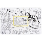 Мягкий пазл для малышей раскраска «Африка», размер 50х33 см, 28 деталей, Крошка Я - фото 3718187