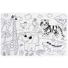 Пазлы мягкие для малышей Крошка Я «Африка» раскраска, размер 50×33 см, 28 деталей - Фото 13