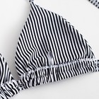Купальник женский раздельный MINAKU "Stripe", размер 46, цвет черно-белый - Фото 11