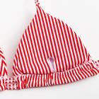 Купальник женский раздельный MINAKU "Stripe", размер 44, цвет красный - Фото 9