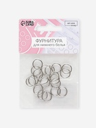 Кольцо для бретелей, металлическое, 10 мм, 20 шт., цвет серебряный - Фото 3