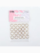 Кольцо для бретелей, металлическое, 10 мм, 20 шт., цвет золотой 5293740