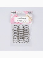 Кольцо для бретелей, металлическое, 15 мм, 20 шт., цвет серебряный - Фото 7