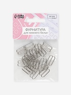 Регулятор для бретелей, металлический, 15 мм, 20 шт., цвет серебряный - Фото 3