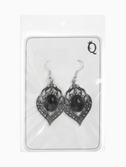 Серьги ассорти «Капля» изящность, ажурная, цвет чёрный в чернёном серебре - Фото 7