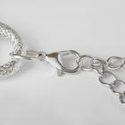 Колье "Цепь" овалы, цвет серебро, L=45 см - фото 24421728