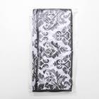 Органайзер подвесной с карманами «Вензель», 37×60 см, 6 отделений, цвет чёрно-белый - Фото 4